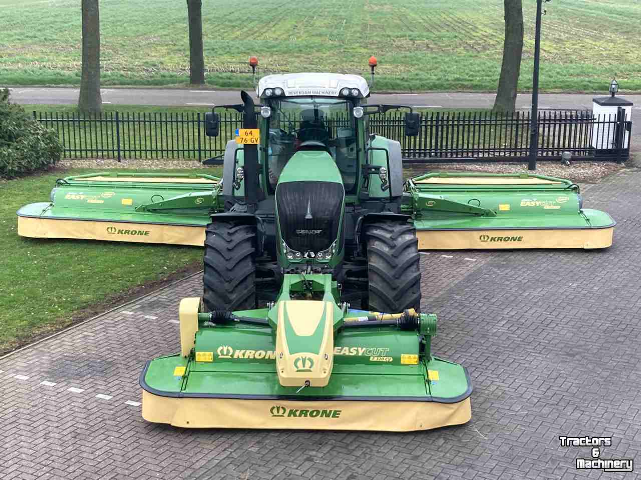 Mower Krone Easy Cut B 1000 CV Collect + Easy Cut F 320 CV