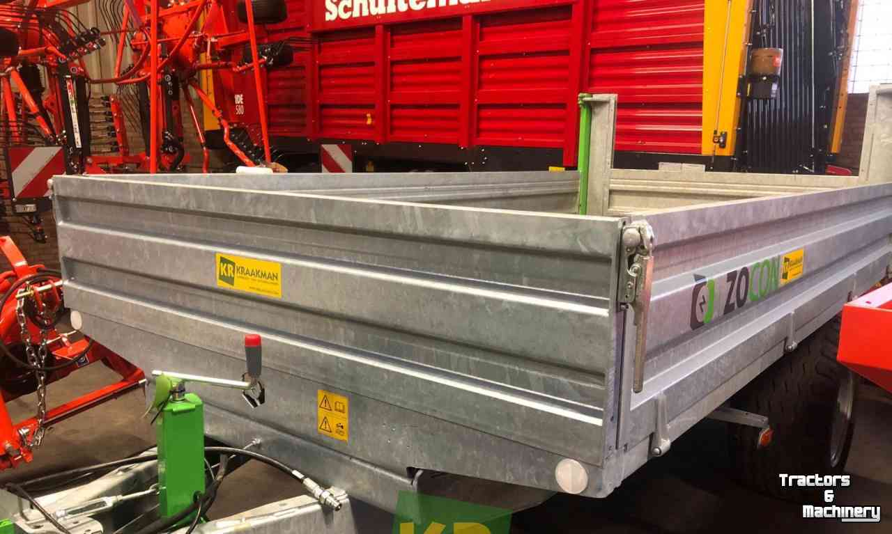 Dumptrailer Zocon Z045 Landbouwkipper Demo