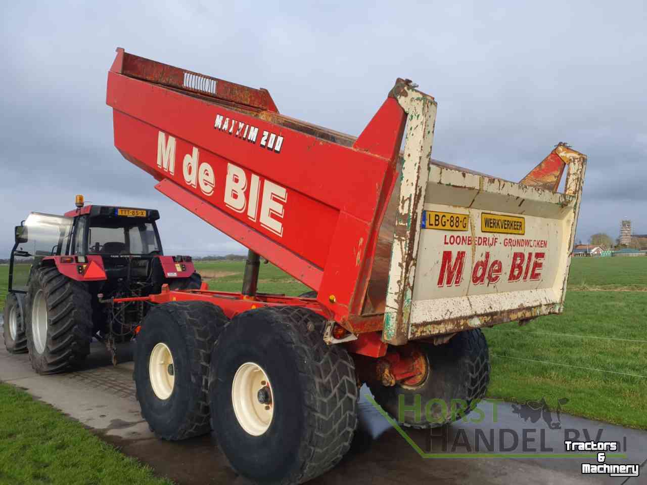 Dumptrailer Beco maxxim 200 gronddumper