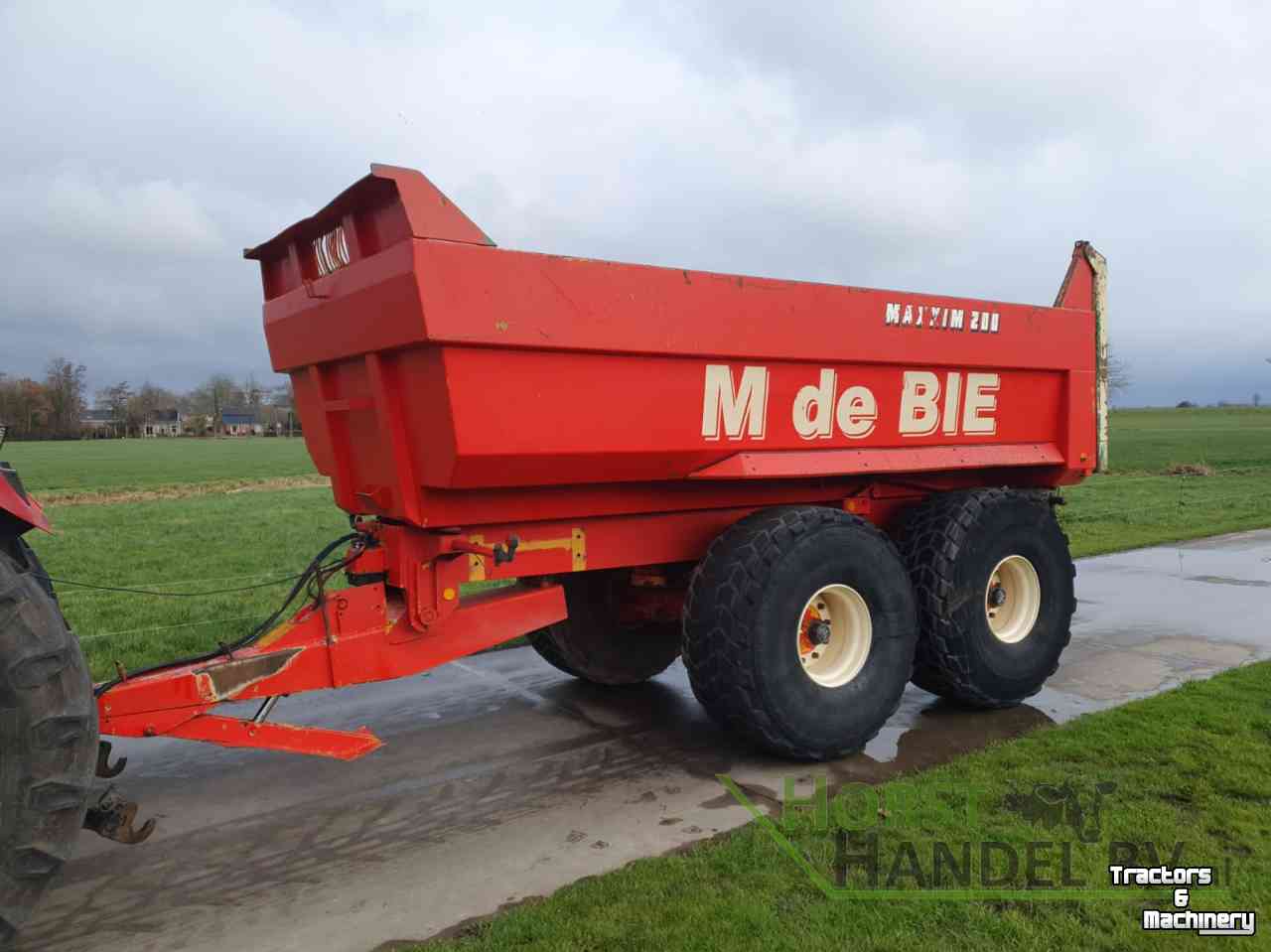 Dumptrailer Beco maxxim 200 gronddumper