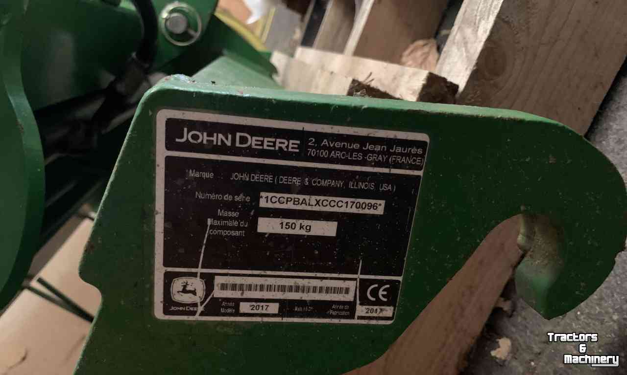 Bale clauw John Deere Originele John Deere balenklem met EURO koppeling