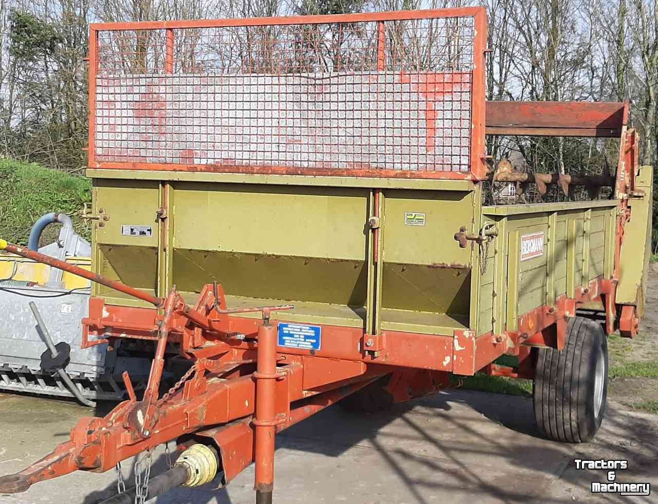 Manure spreader Bergmann messtrooier 5t