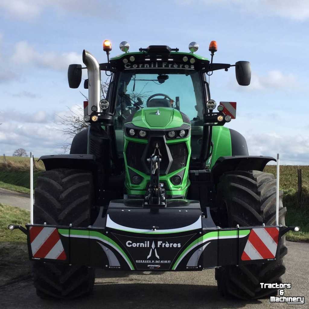 Front-bumper Deutz trekkerbumper + frontgewicht  (tractorbumper / Unterfahrschutz)