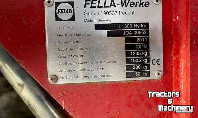 Tedder Fella TH 1300 HYDRO