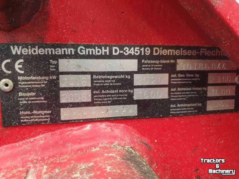 Wheelloader Weidemann 1240