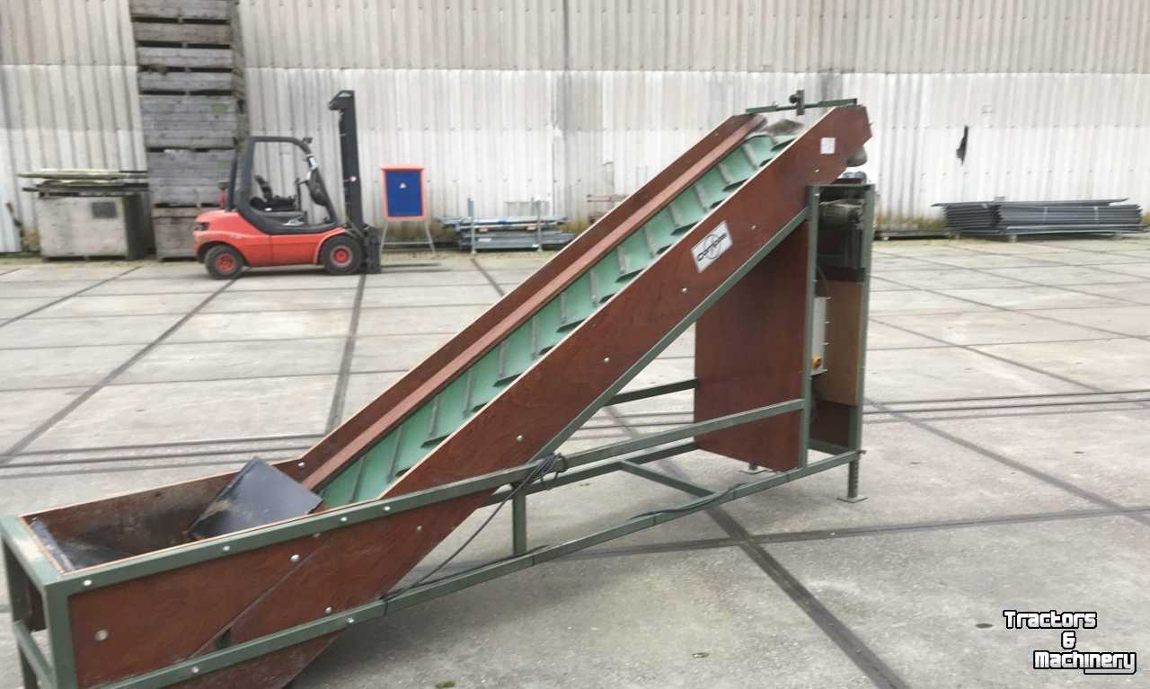 Conveyor Schouten Opvoerband elevator inspection belt förderband verleseband