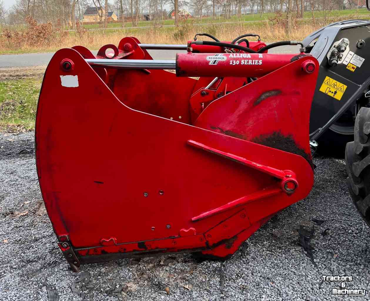 Silage cutting bucket Redrock Alligator Kuilhapper Massey Ferguson, Manitou aansluiting. Voermachines