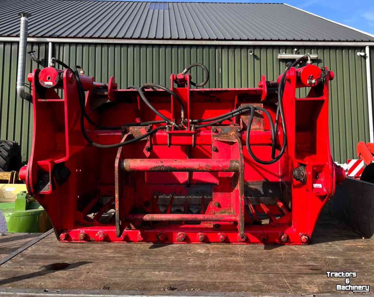 Silage cutting bucket Redrock Alligator Kuilhapper Massey Ferguson, Manitou aansluiting. Voermachines