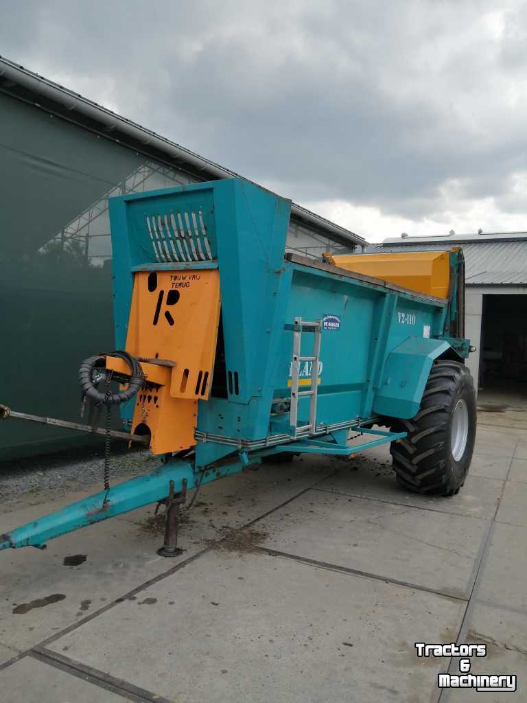 Manure spreader Rolland V2 110   Mestwagen