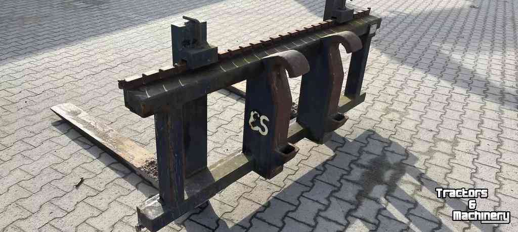 Pallet Forks Eurosteel Palletbord met palletvorken / lepels Systeem 2000