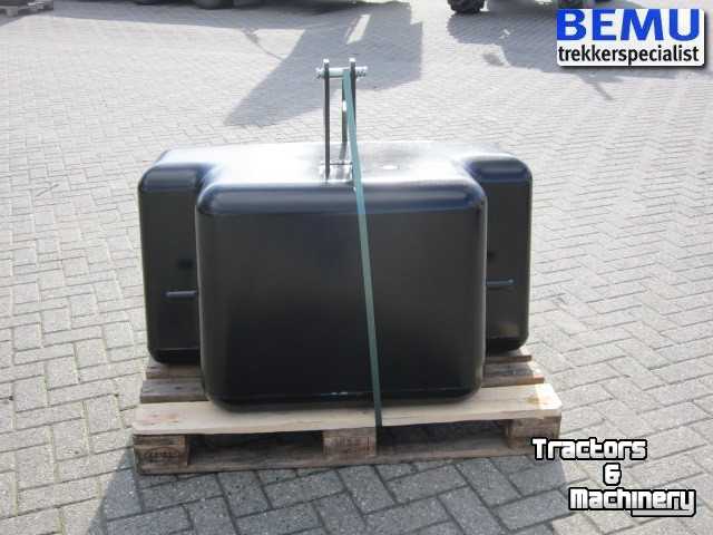 Frontweights  1050 KG gewichtenblok, frontgewicht beton