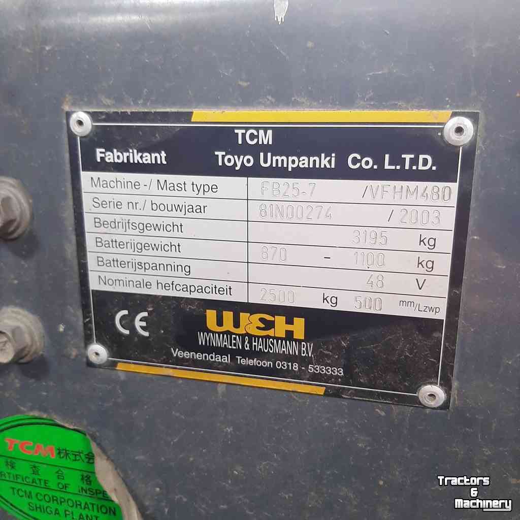 Forklift TCM FB25-7