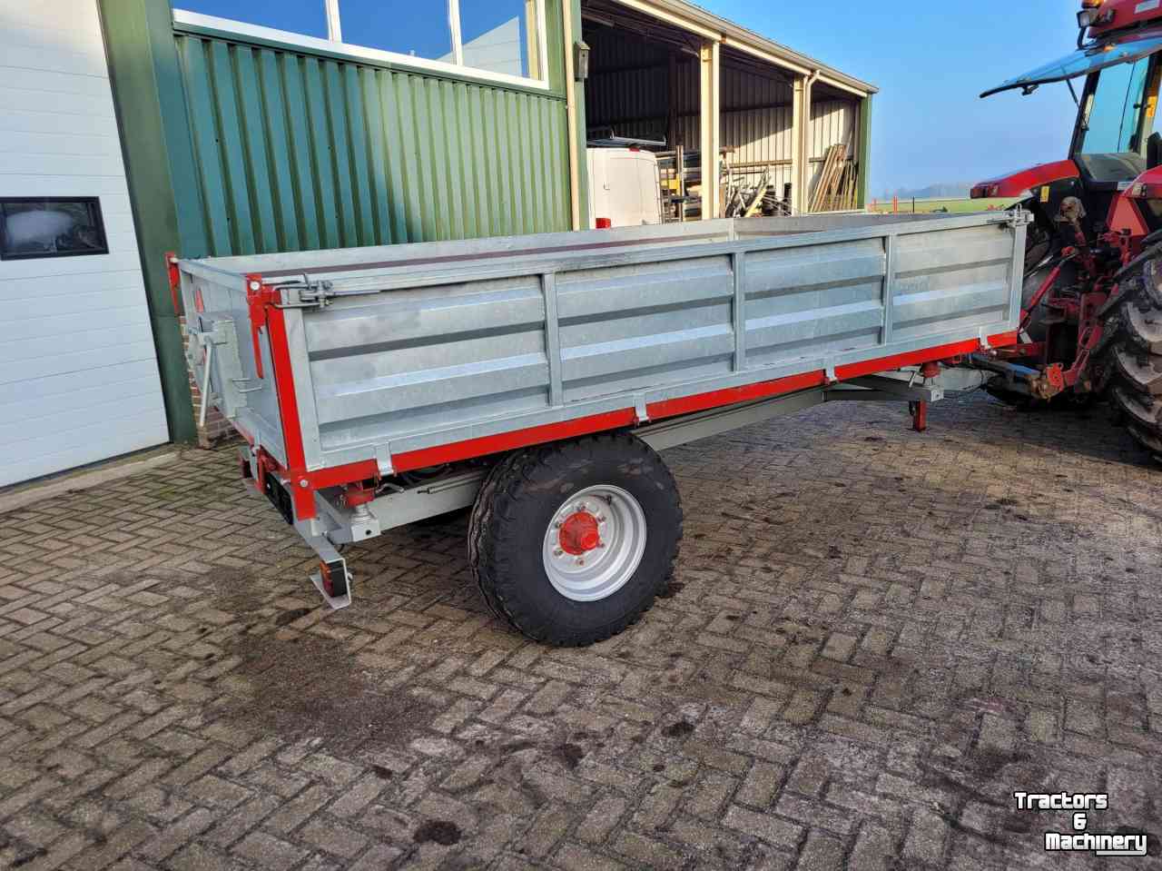 Dumptrailer  3 zijdige kieper 4 ton