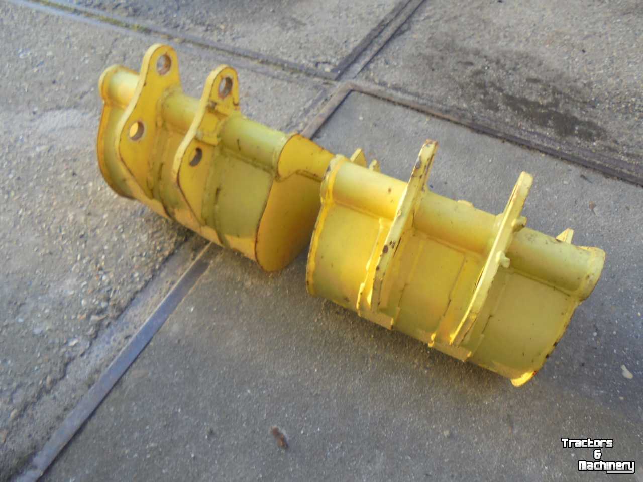 Excavator buckets  35 cm minigraver Dieplepelbak tanden graafbak voor kraan pen 25 mm