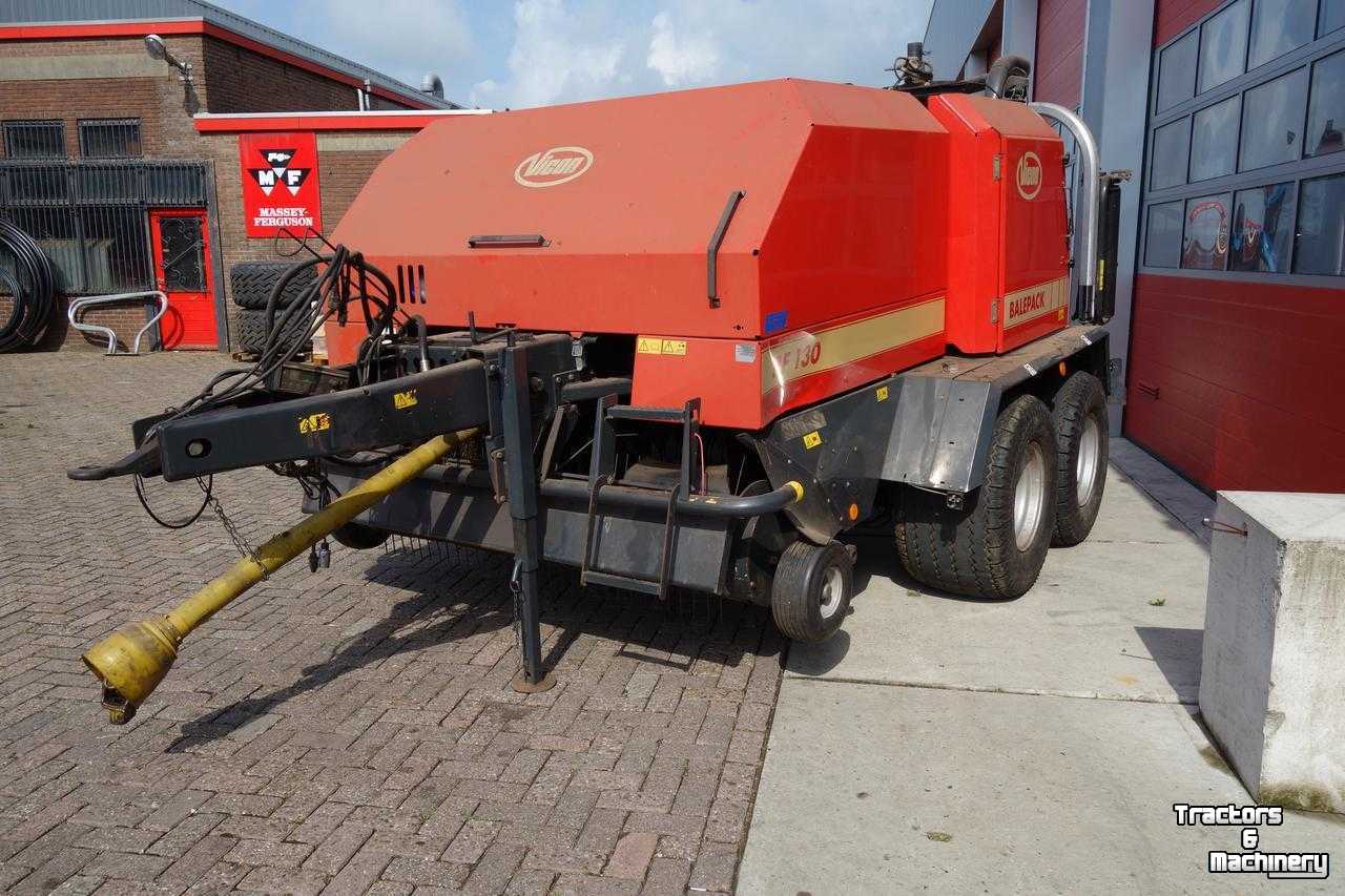 Balers Vicon RF130 BalePack Round Baler + Wrapper