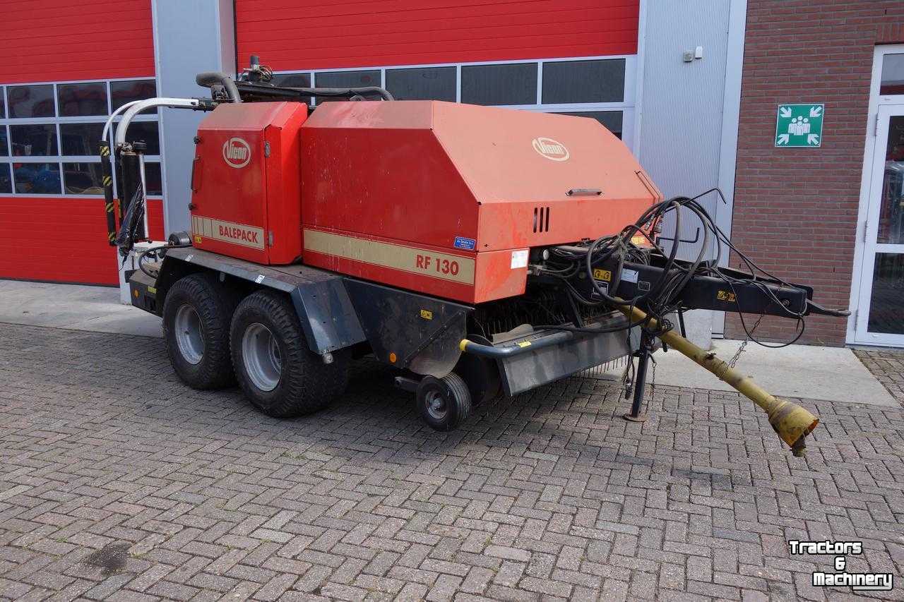 Balers Vicon RF130 BalePack Round Baler + Wrapper