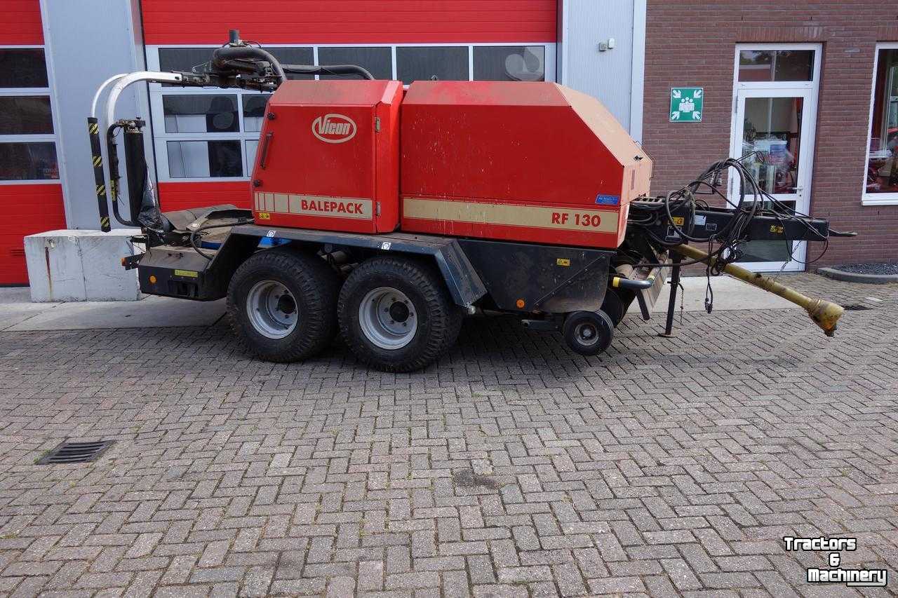 Balers Vicon RF130 BalePack Round Baler + Wrapper