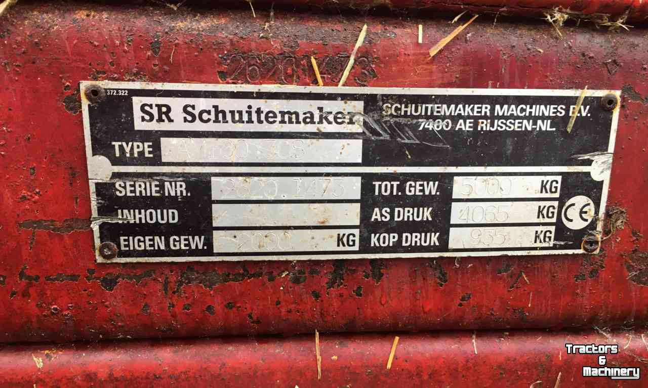 Silage-block distribution wagon Schuitemaker Amigo 30S Blokkenwagen