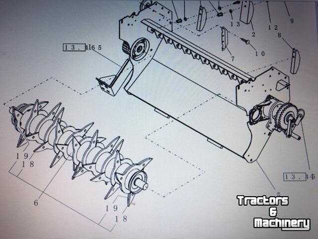 Balers New Holland VERDEEL ROTOR voor BR pers  87036974
