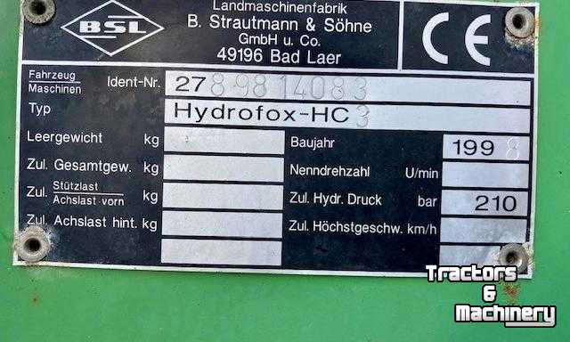 Silage block-cutter Strautmann Hydrofox HC 3 U-snijder