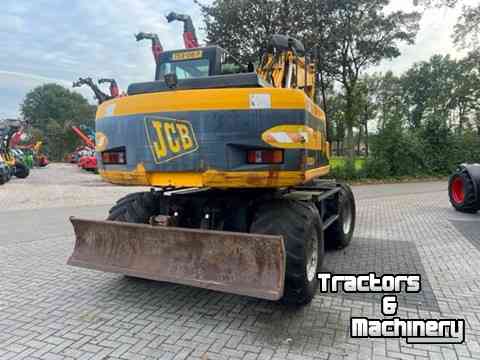 Excavator mobile JCB JS130W mobiele kraan