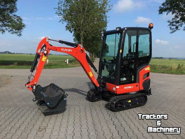 Excavator tracks Kubota KX016-4 minigraver rupskraan 1.6 t