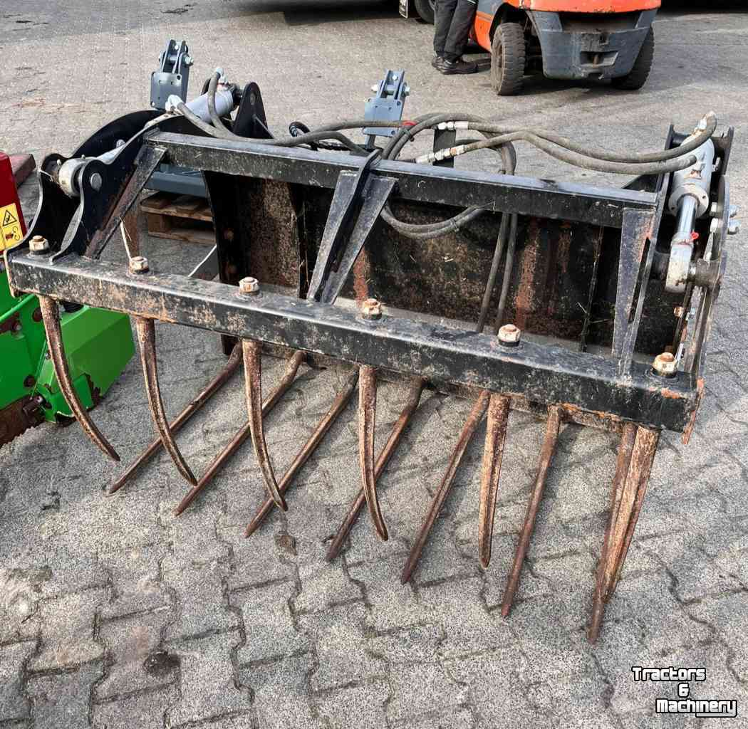 Manure Grabs Agromet Agromet krokodillenbak mestklem, euro, Weidemann, Jobmann diversen