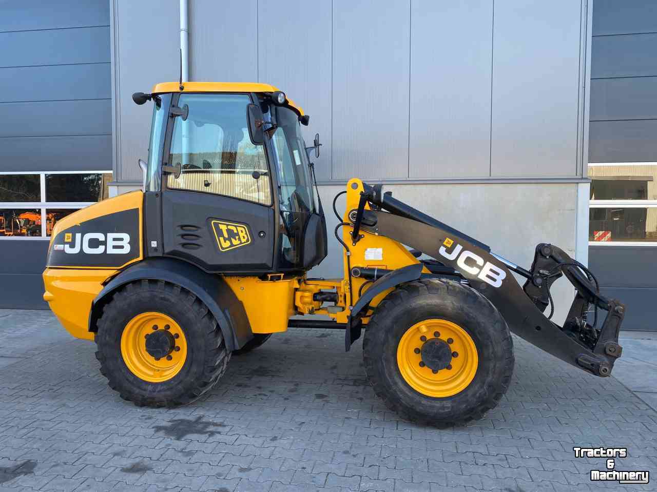 Wheelloader JCB JCB 409, giekvering, snelgang