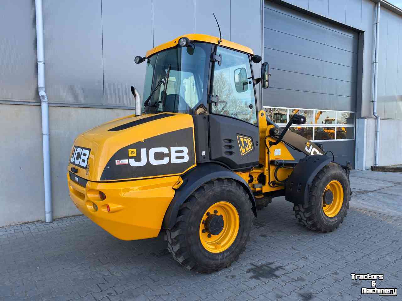 Wheelloader JCB JCB 409, giekvering, snelgang