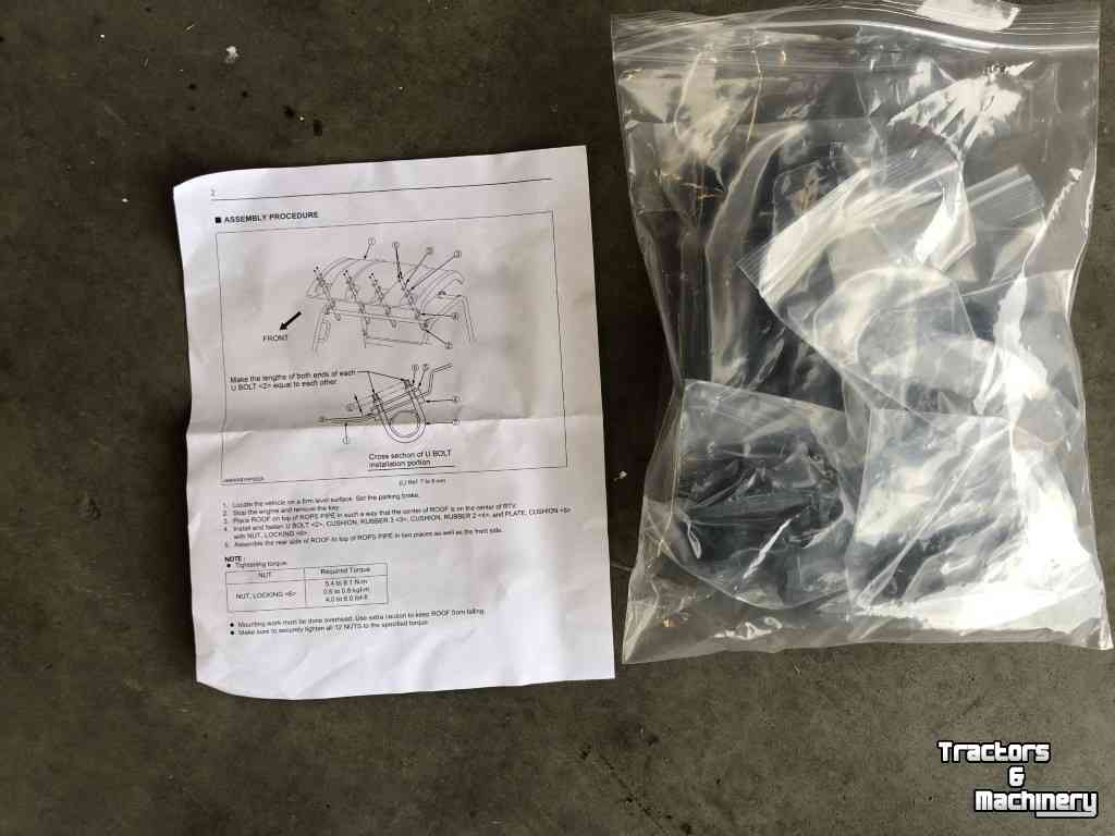 Diverse new spare-parts Kubota Dak tbv RTV 400-500