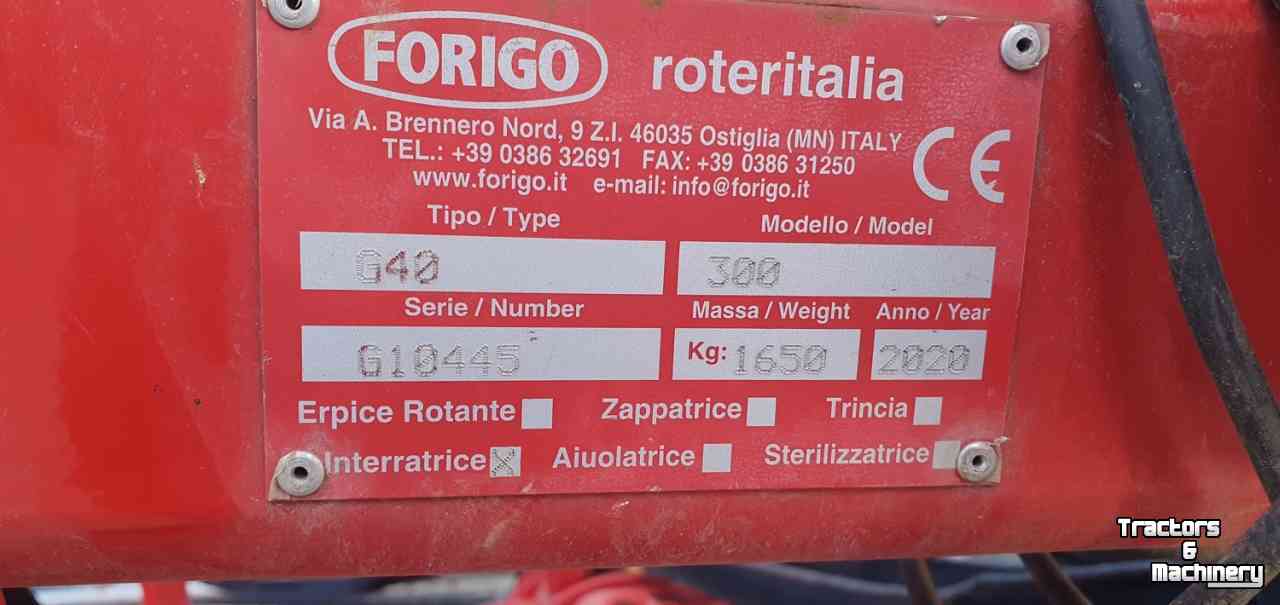 Rotary Tiller Forigo G40-300 overtopfrees