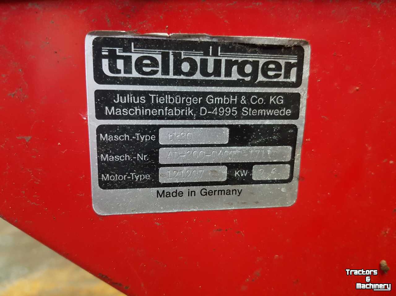 Sweeper Tielburger TK30