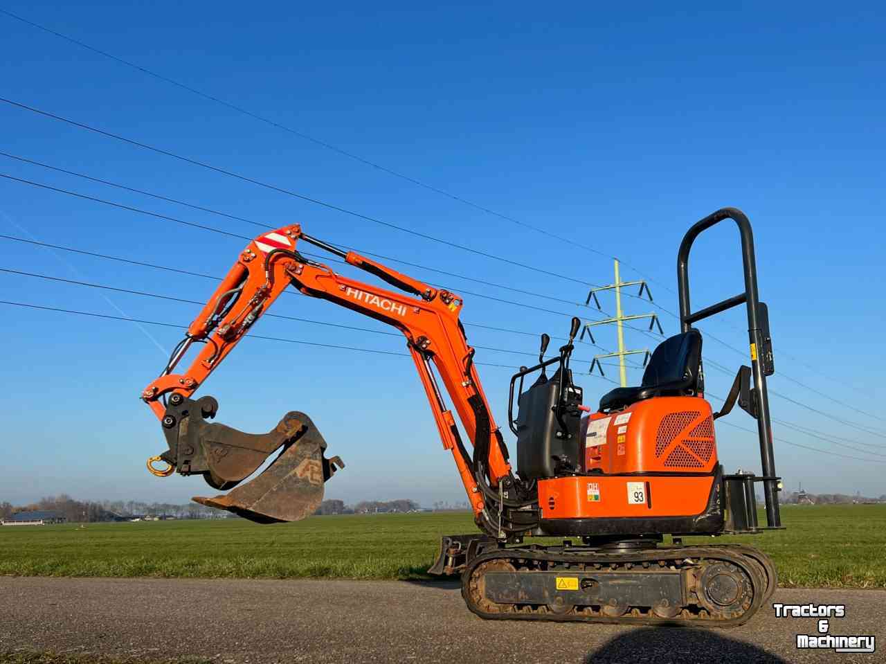 Excavator tracks Hitachi minigraver ZX10U-2 graafmachine takeuchi kubota