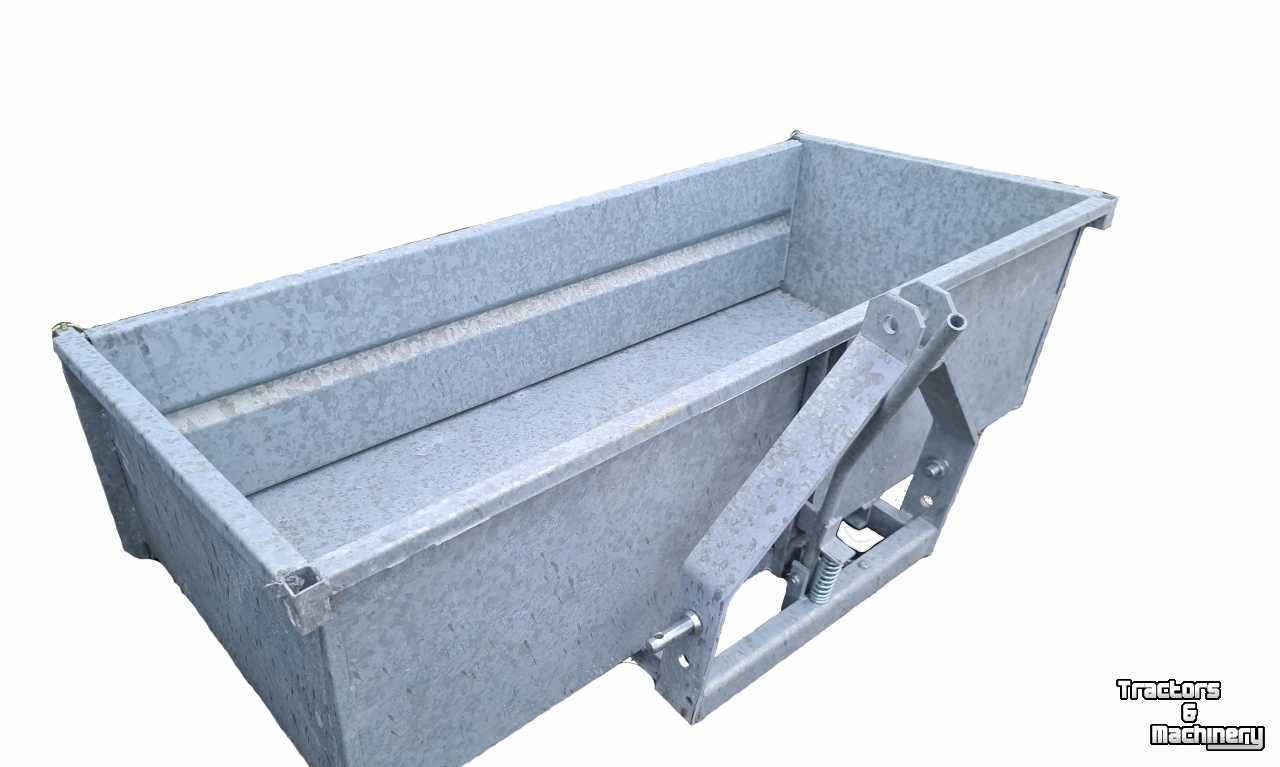 Tractor tipping boxes Qmac Trekkerbak 1.50 CAT1 Gegalvaniseerd