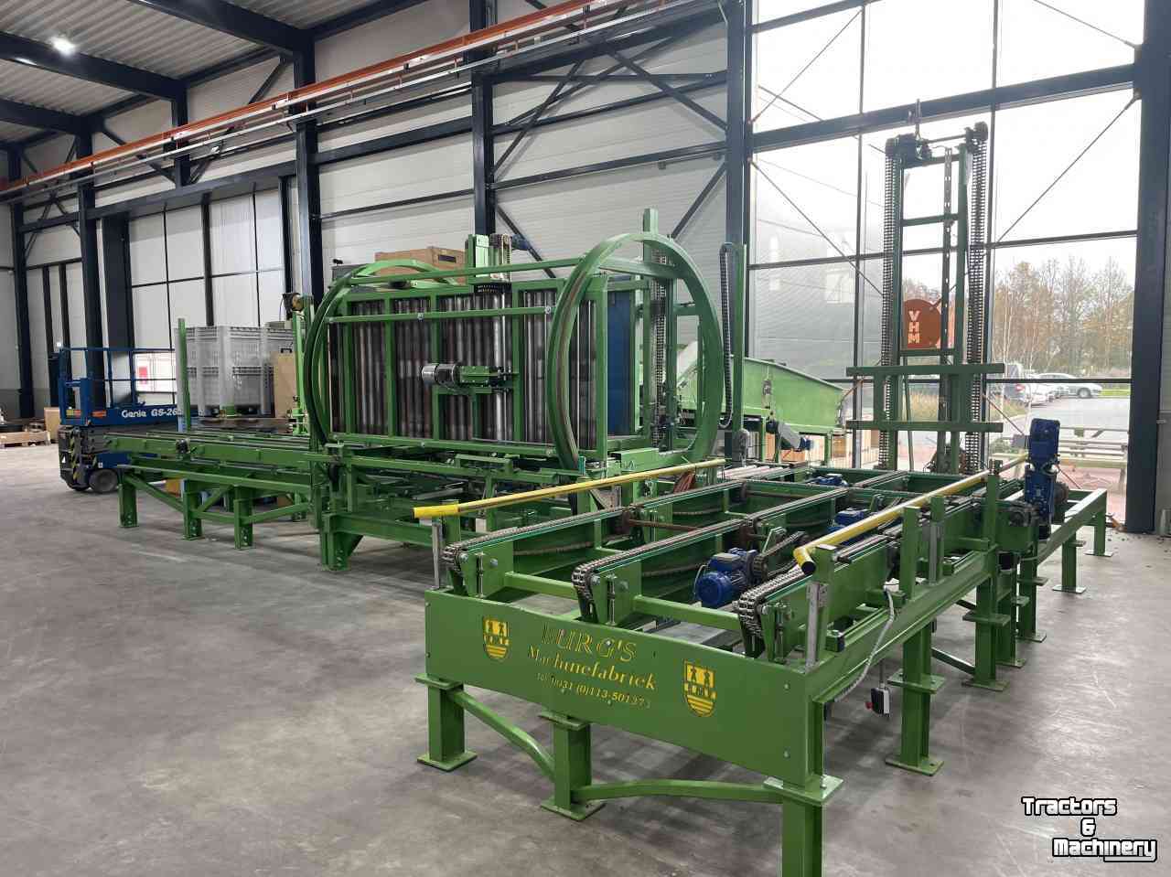 Box filler Burg Kisten lediging Burg Machinery systeem