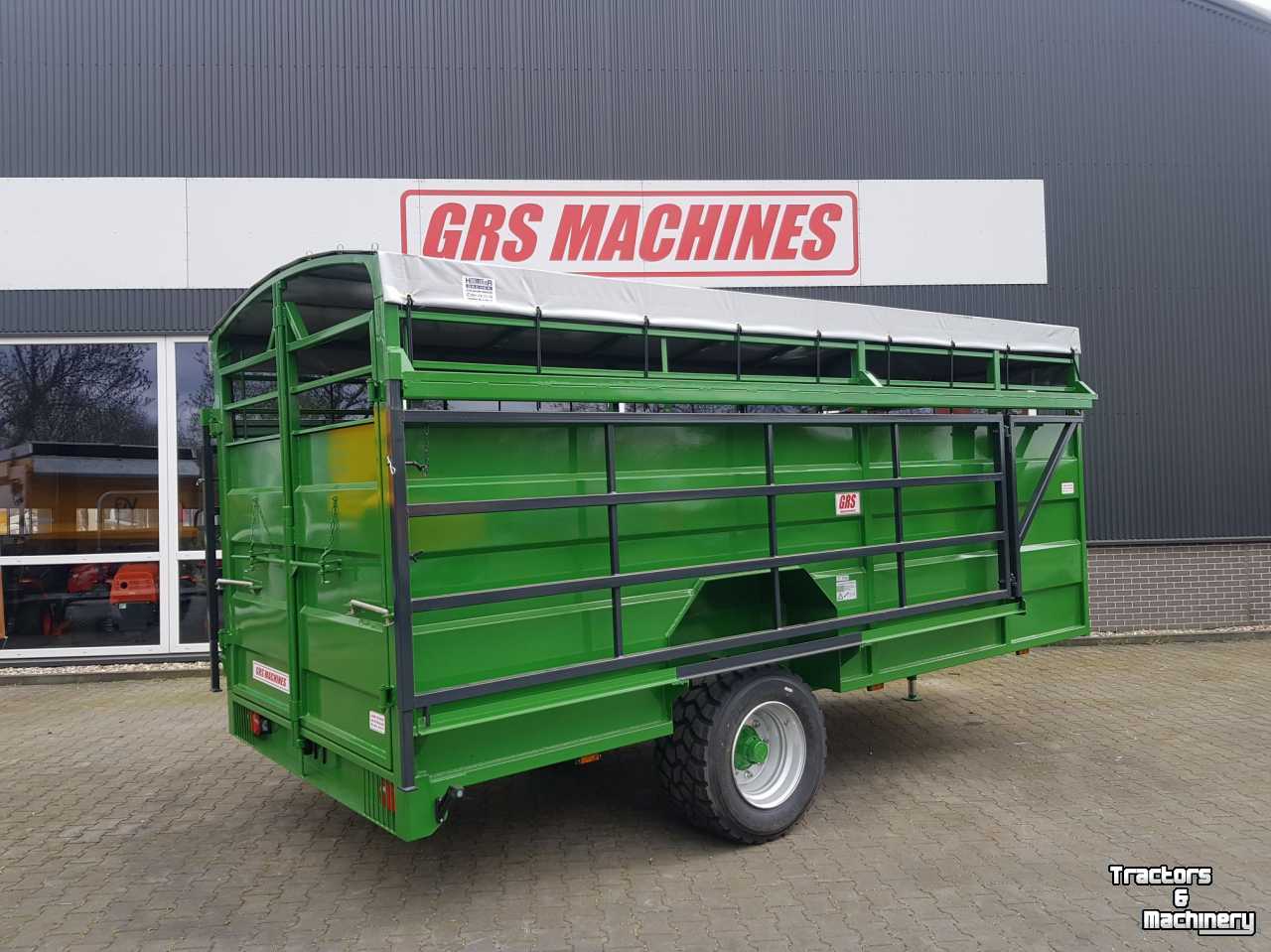 Livestock trailer GRS GRS veewagen hydr. wielstel