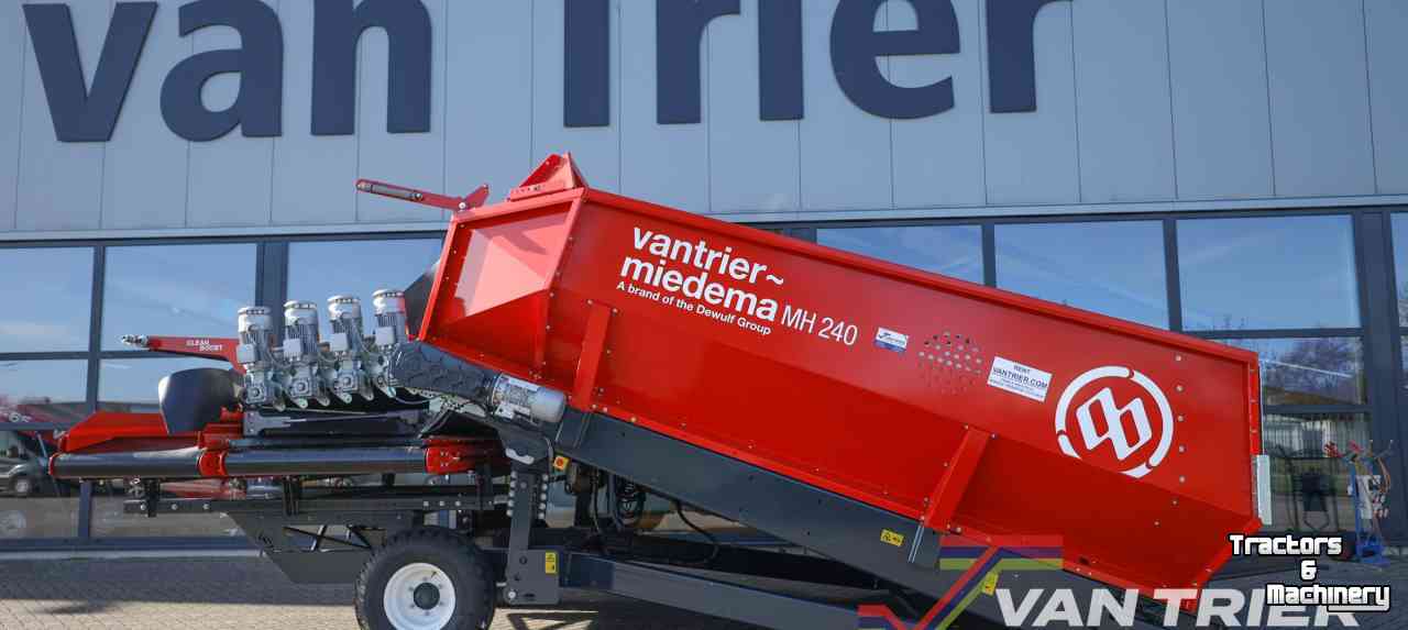 Receiving hopper Miedema MH 240 Stortbak met Cleanboost