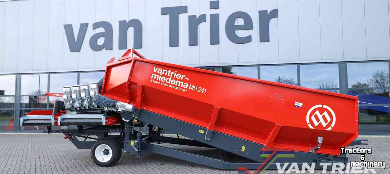 Receiving hopper Miedema MH241 met Cleanboost Stortbak / Stortbunker