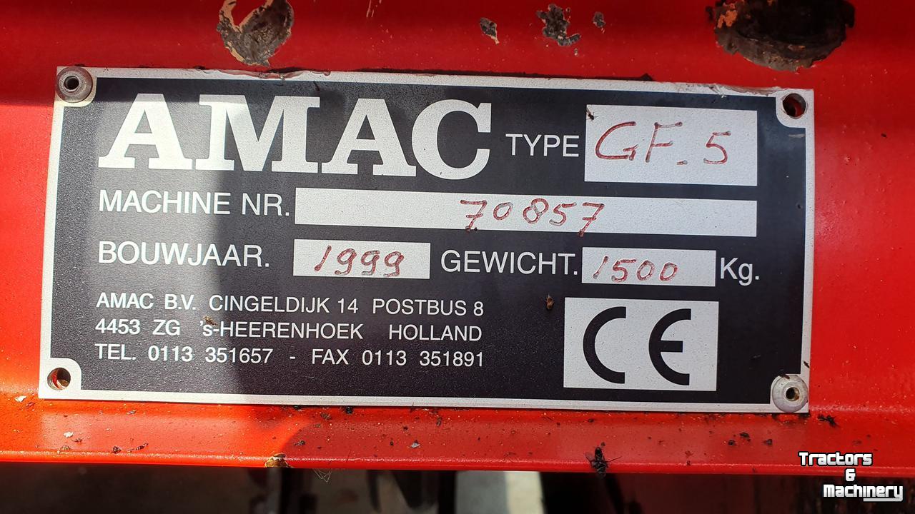 Rotary Hiller Amac GF-5 4x75 Rijenfrees Potato Power Hiller