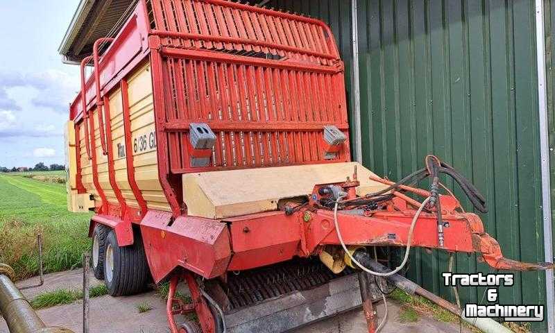 Self-loading wagon Krone Titan 6/36 GD Opraapwagen Ladewagen