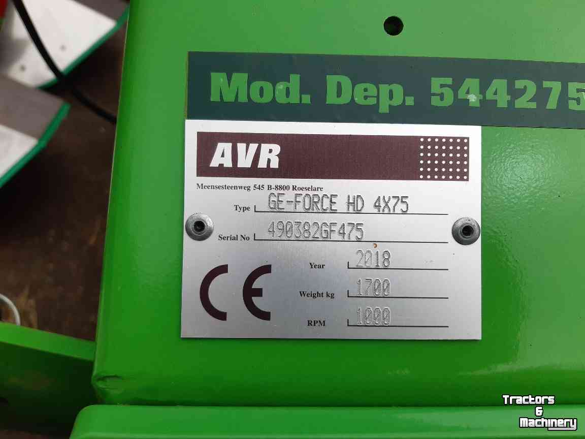 Rotary Hiller AVR GE-Force HD 4 x 75