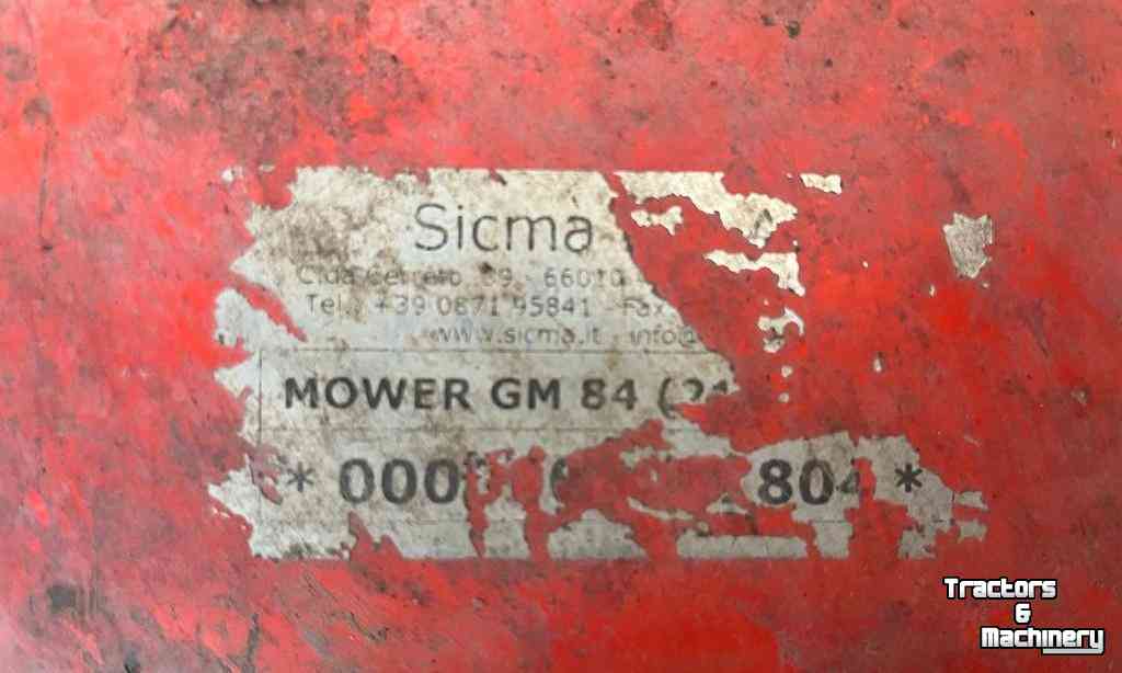 Rotary mower Sicma GM 84 Cirkelmaaier