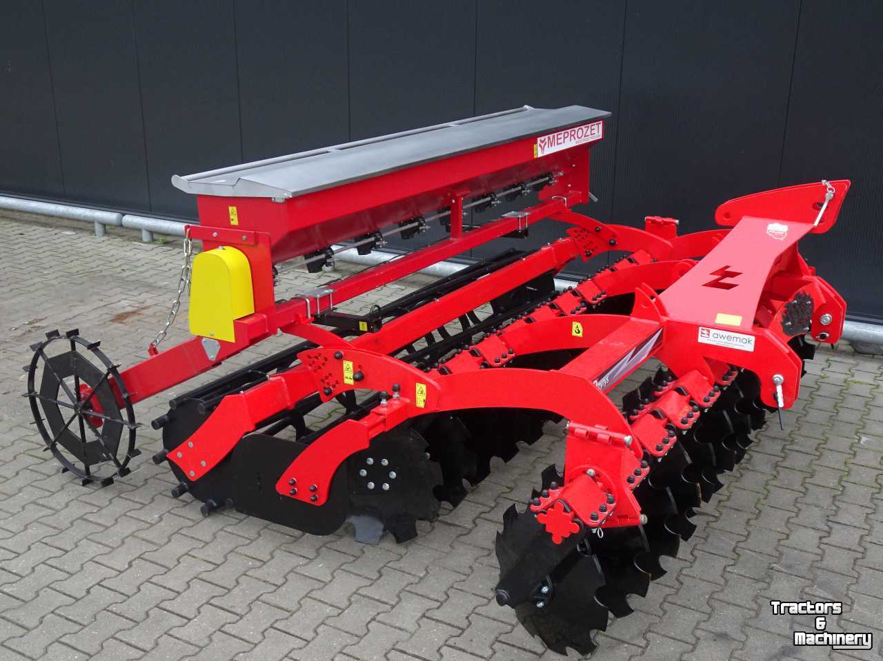 Seed drill Hofstede Zaaimachine schijveneg vleugelschaar mechanisch