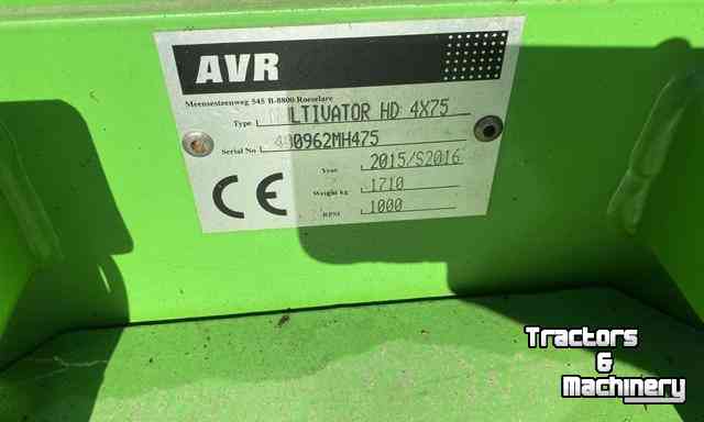 Rotary Tiller AVR Multivator HD Volveldsfrees