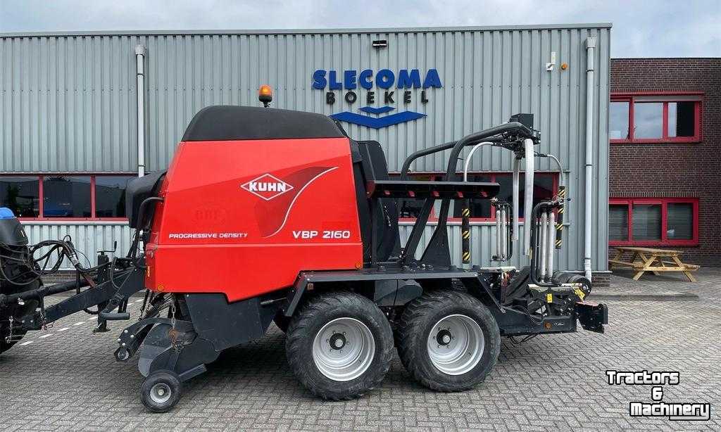 Balers Kuhn VBP 2160 Pers-wikkel Combinatie  Bale-Wrapper Combination