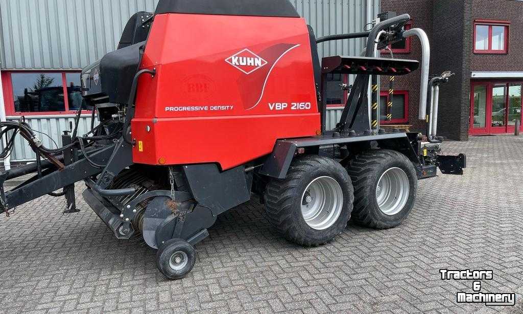 Balers Kuhn VBP 2160 Pers-wikkel Combinatie  Bale-Wrapper Combination