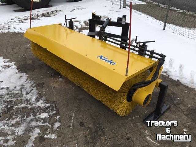 Sweeper Nido HF25DS Rolbezem Veegbezem Rotary Broom Brush