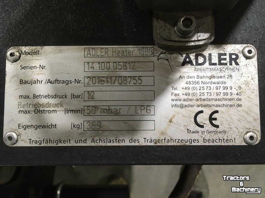 Weed-burner Adler Heater 1000