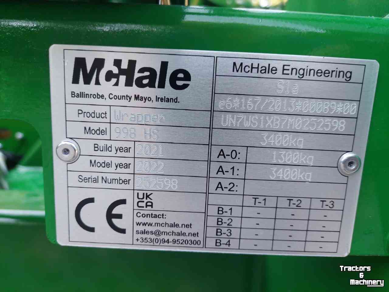 Wrapper McHale Wrapper 998 HS