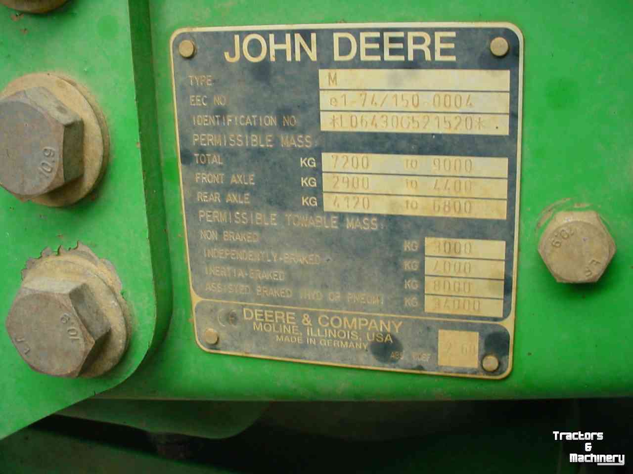 Tractors John Deere 6430 Premium